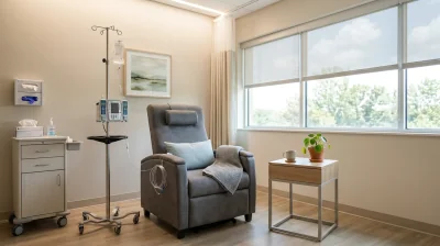 Infusion treatment chair inside the Sunshine Rheumatology infusion clinic