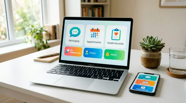 People reviewing notes and educational materials together