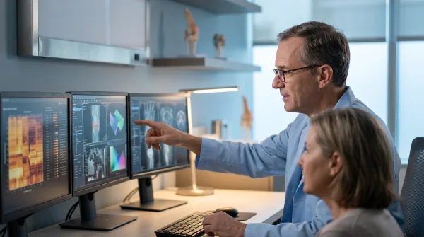 Advanced medical scan imagery representing diagnostic support in rheumatology care