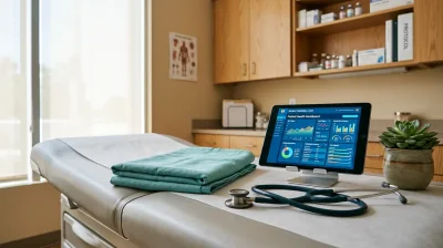 Patient speaking with a physician while planning care at a nearby clinic